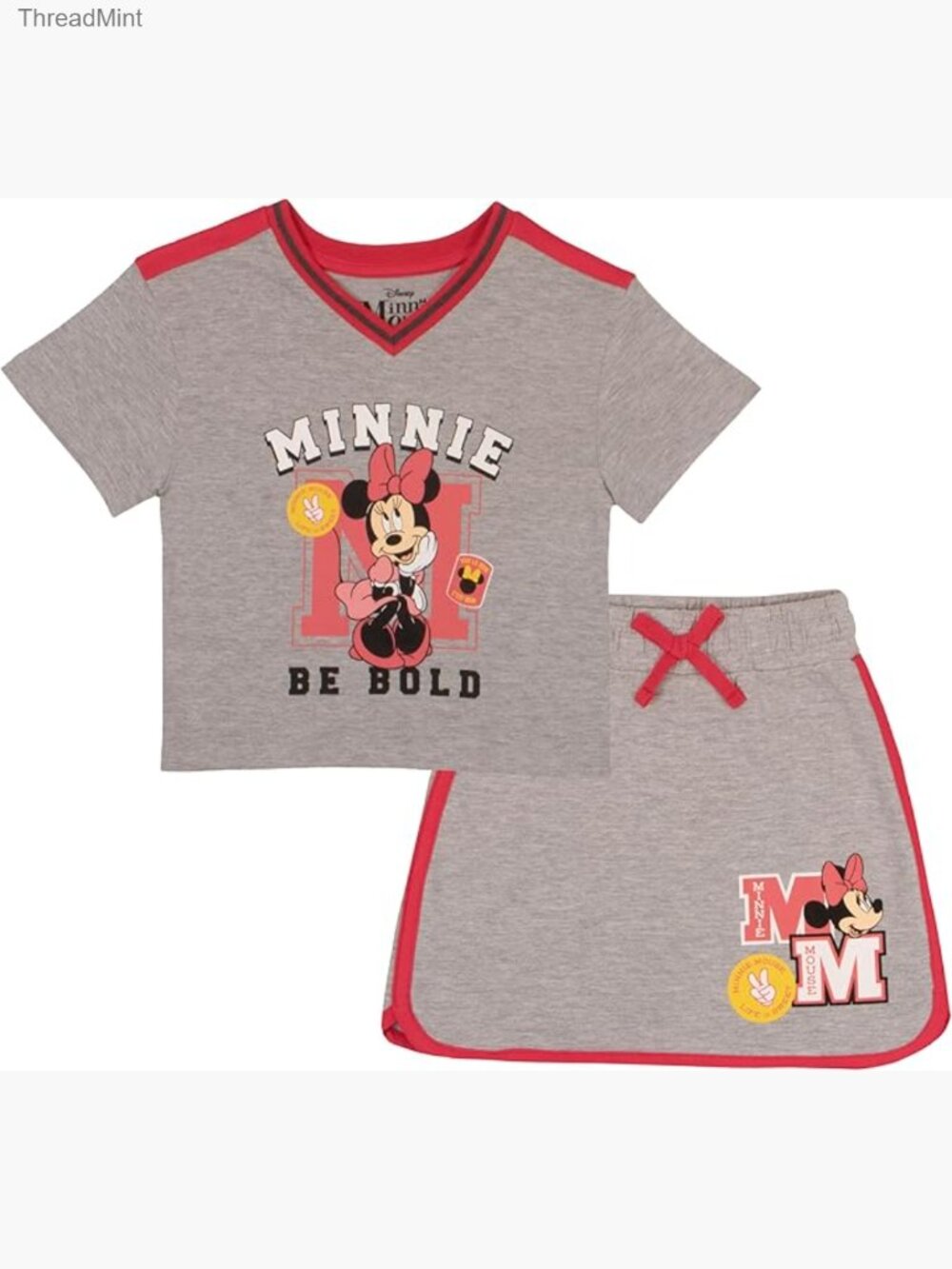 Girls 2-Piece Sets - T-Shirt and Skort for Kids